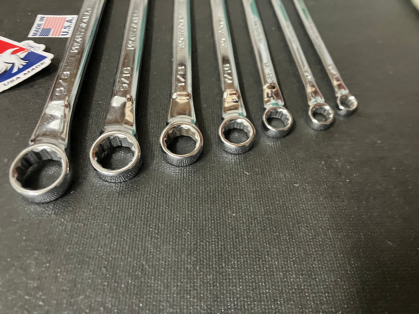 Craftsman Professional 7pc SAE Combination Wrench Set 42228 USA