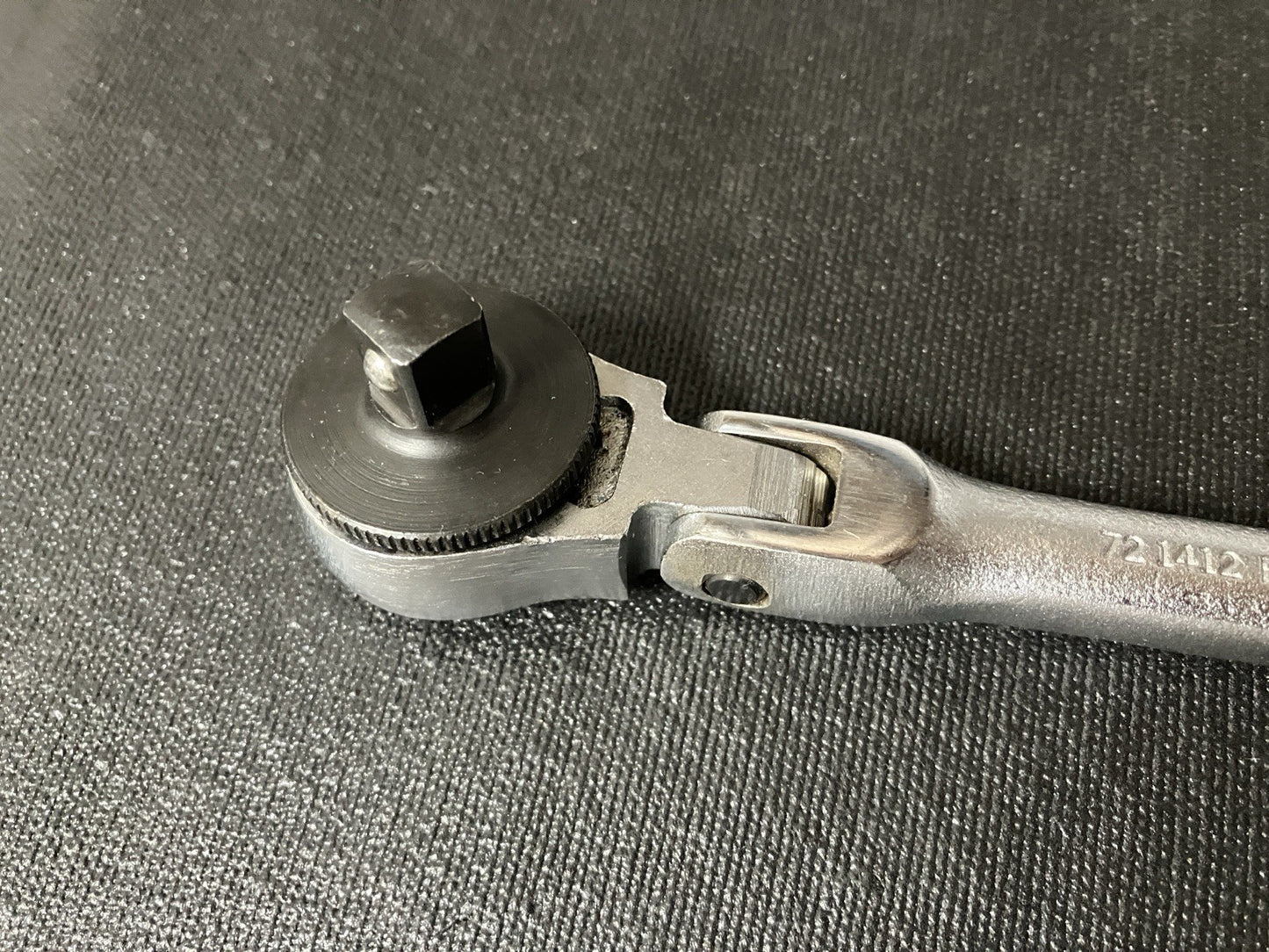 EASCO 3/8” Drive Flex Head RHFT Ratchet 721412 USA Round Head Fine Tooth