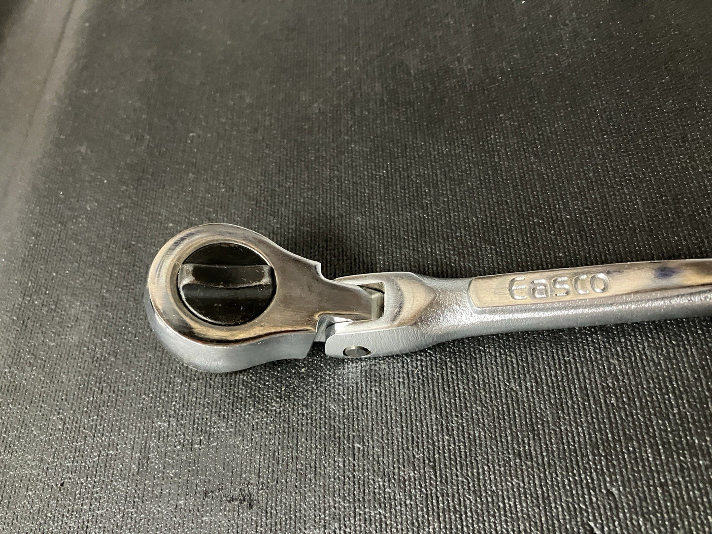 EASCO 3/8” Drive Flex Head RHFT Ratchet 721412 USA Round Head Fine Tooth