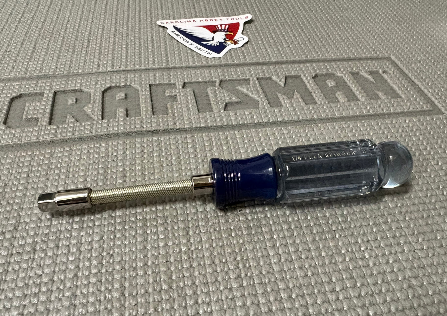 NOS Sears Craftsman 1/4” Flex Spinner Handle 4355 -H- USA Rare!
