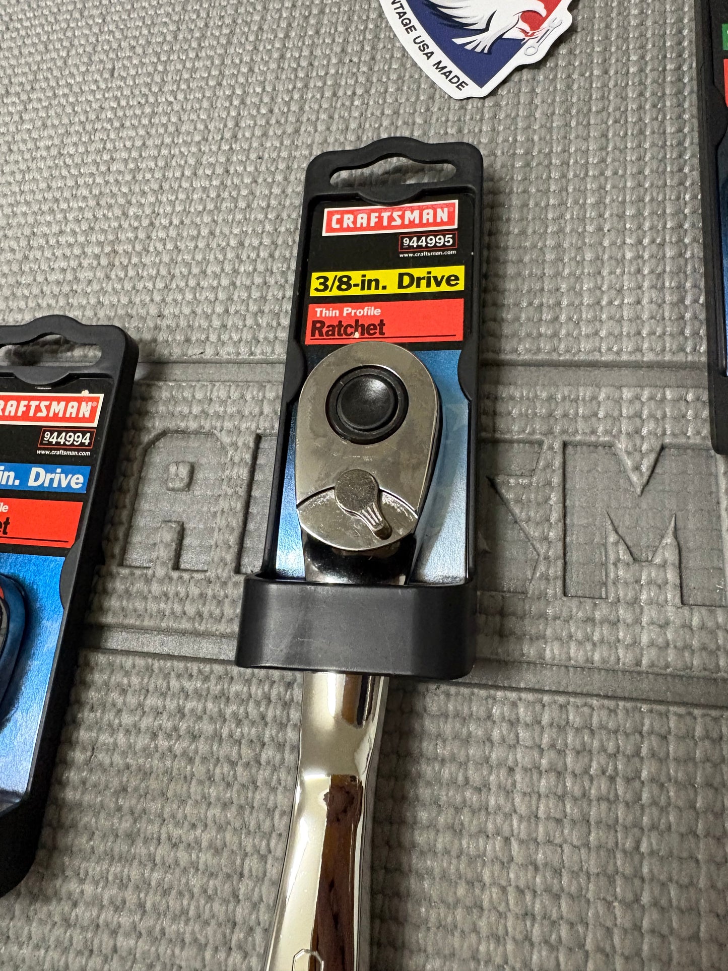 NOS Sears Craftsman 3pc Thin Profile Next Generation Ratchet Set 44992 USA