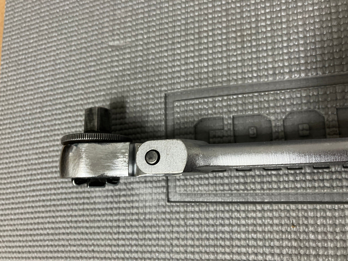 Vintage Sears Craftsman 1/2” Drive RHFT Flex Head Ratchet 44973 USA -V- Series