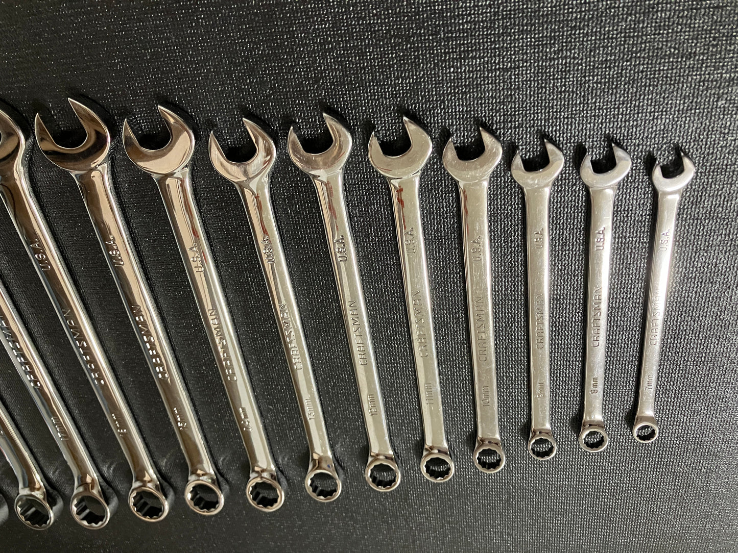 Vintage Craftsman Professional 26pc SAE Metric Combination Wrench Set 45XXX USA