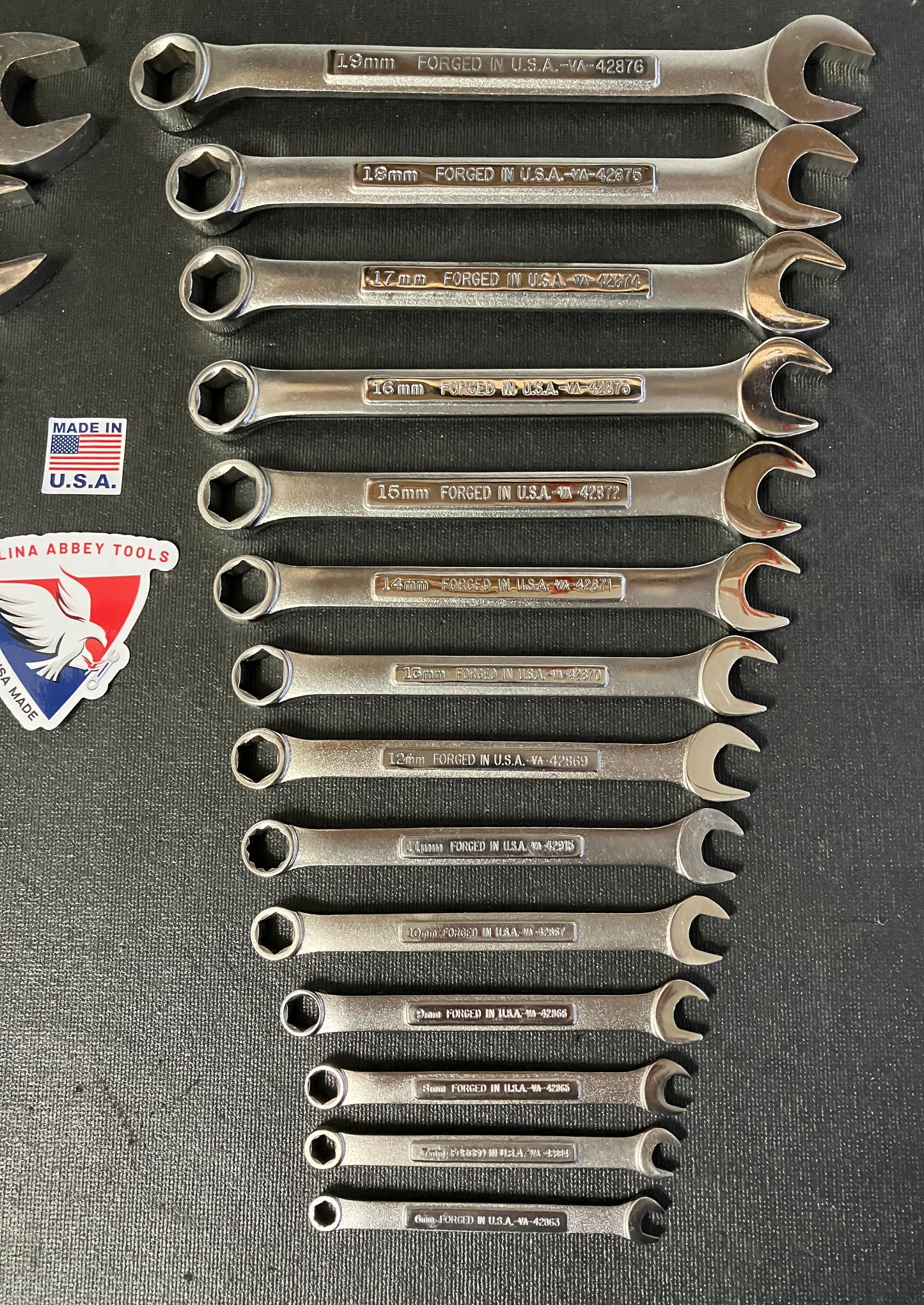 Vintage Craftsman 28pc 6 Point Combination Wrench Set -VA- USA