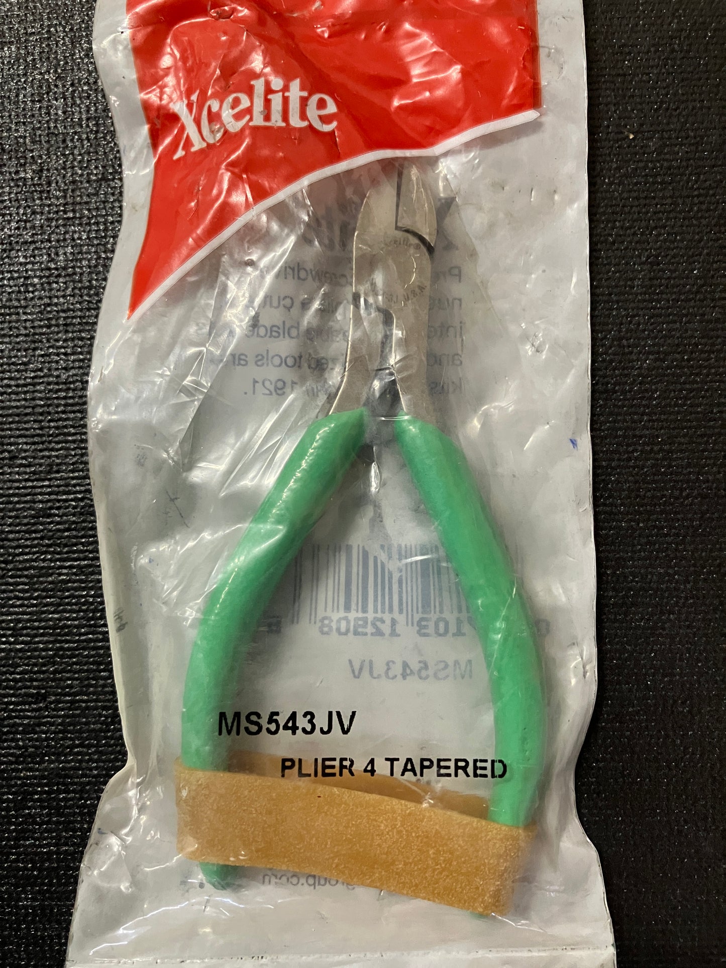 XECLITE MS543JV Relieved Tapered Head Cutter, Diagonal, Flush Jaw, 4" Length USA