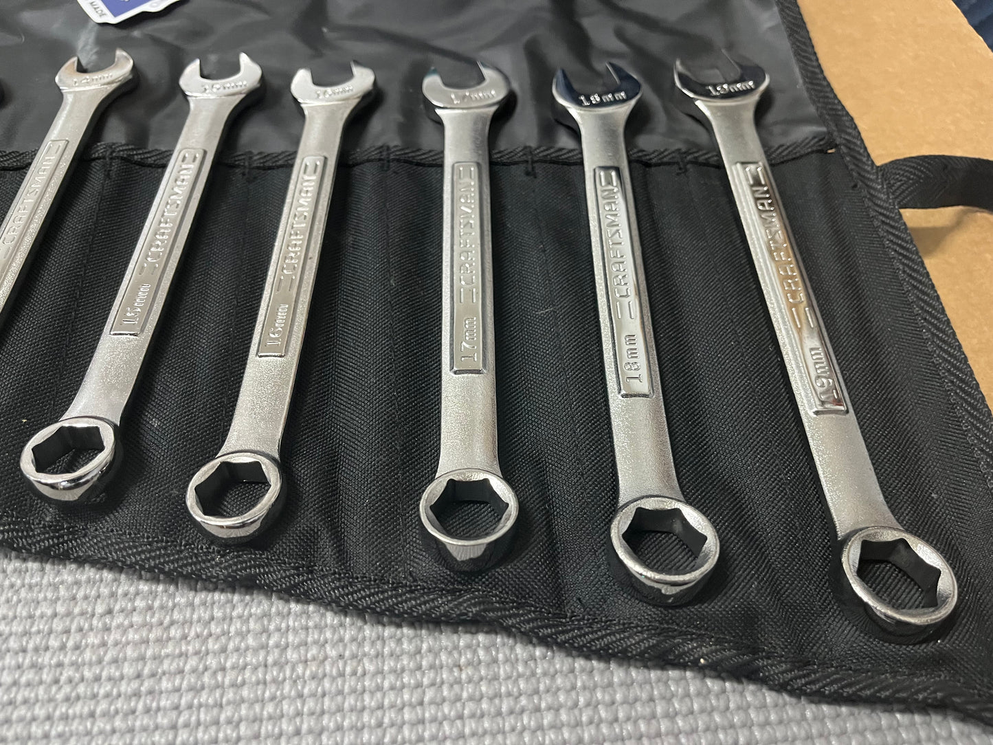 NOS Sears Craftsman Industrial Huge 14pc SAE Combination Wrench Set 32826 USA