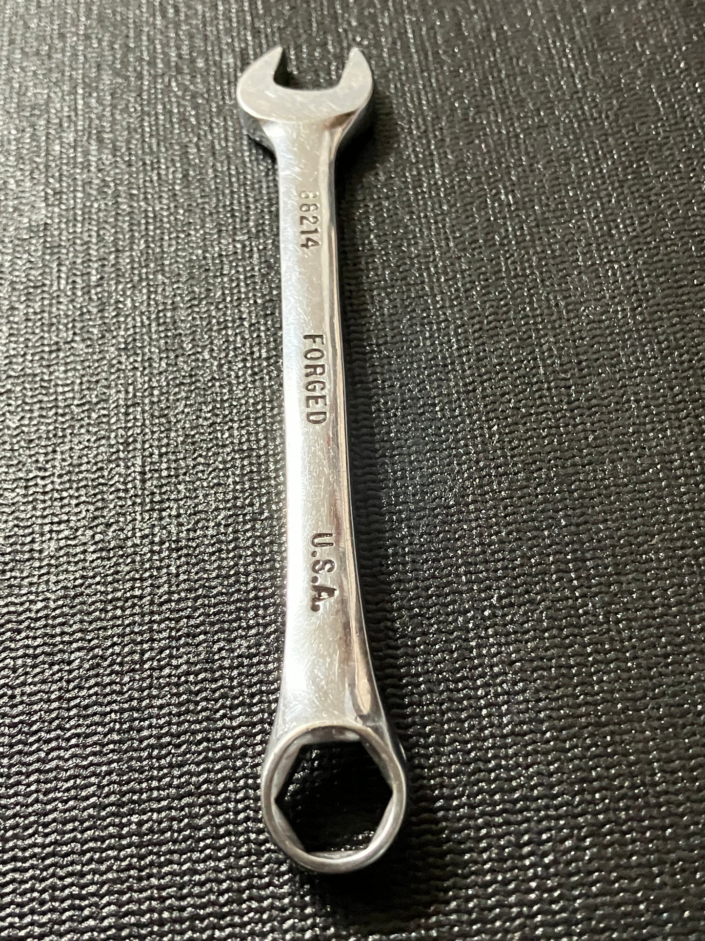 SK Hand Tools 88214 7/16” 6 Point Combination Wrench Full Polish USA