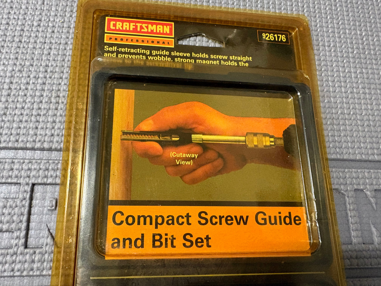 NOS Sears Craftsman Professional USA Compact Screw Guide And Bit Set 26176