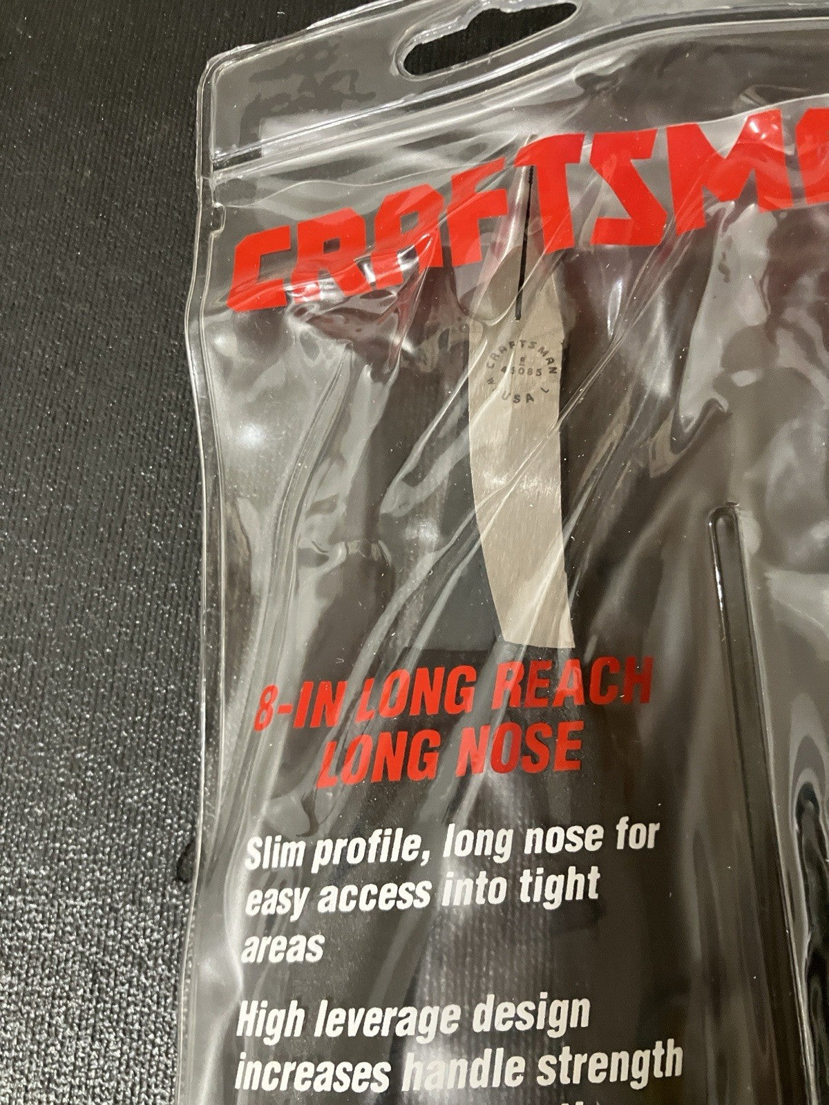 NOS Sears Craftsman 3 PC Plier Set 45313 USA Linesman, Long Reach, & Arc Joint