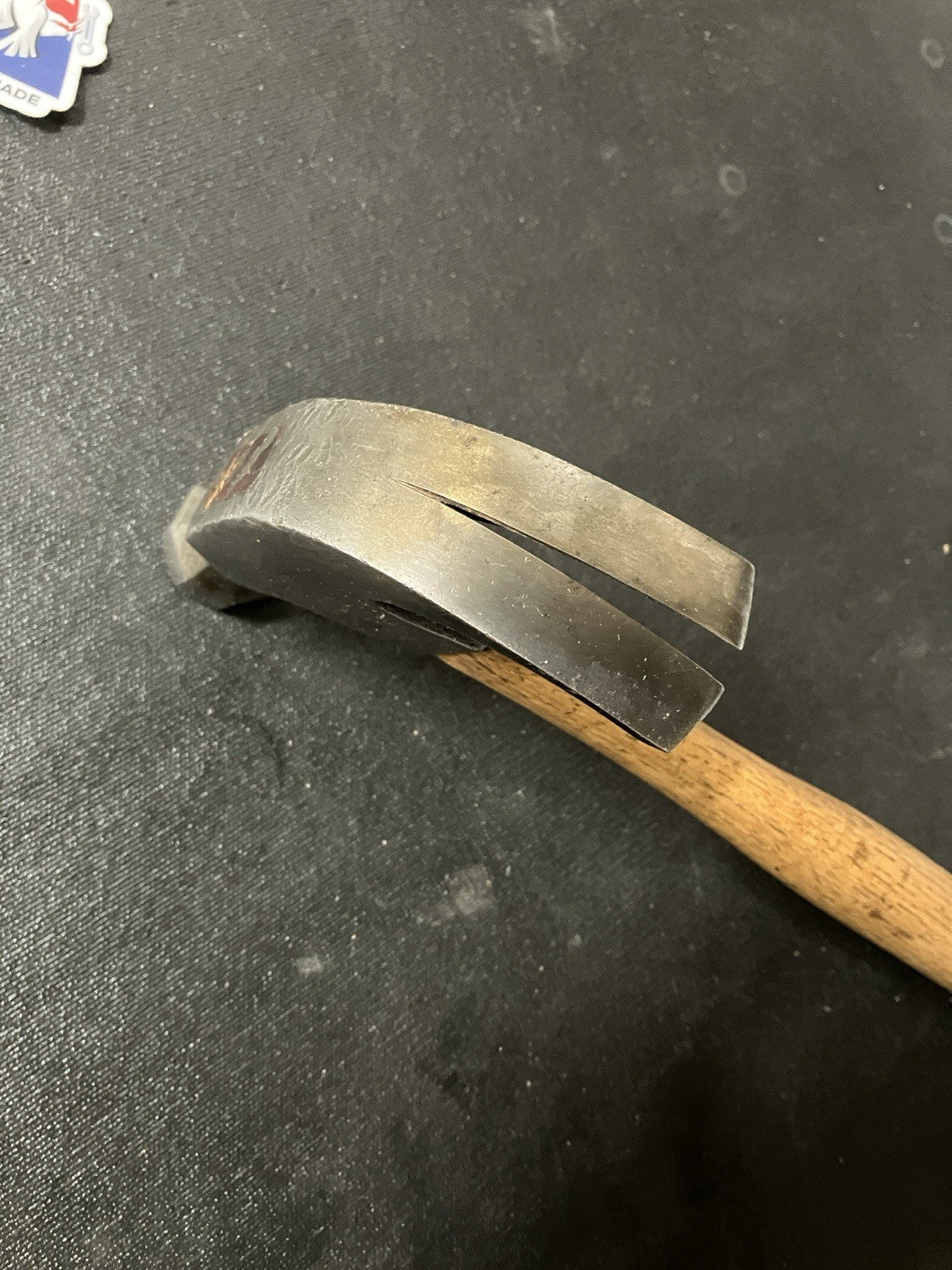 1920’s Vintage Craftsman Sing Song (Wavy) Logo Claw Hammer USA Made Rare Find!