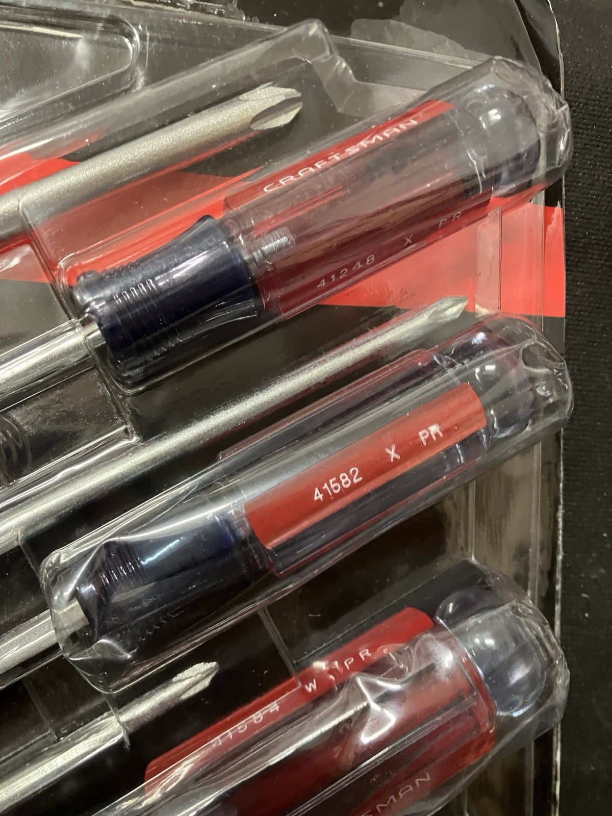 NOS Vintage Sears Craftsman USA 20pc Screwdriver Set 41516 USA Rare Pratt Read !