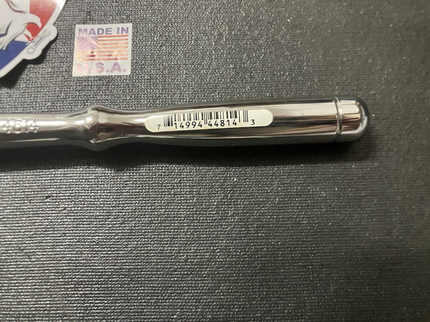 NOS Sears Craftsman 44814 1/2” Professional Ratchet Full Polish Stickered KV USA