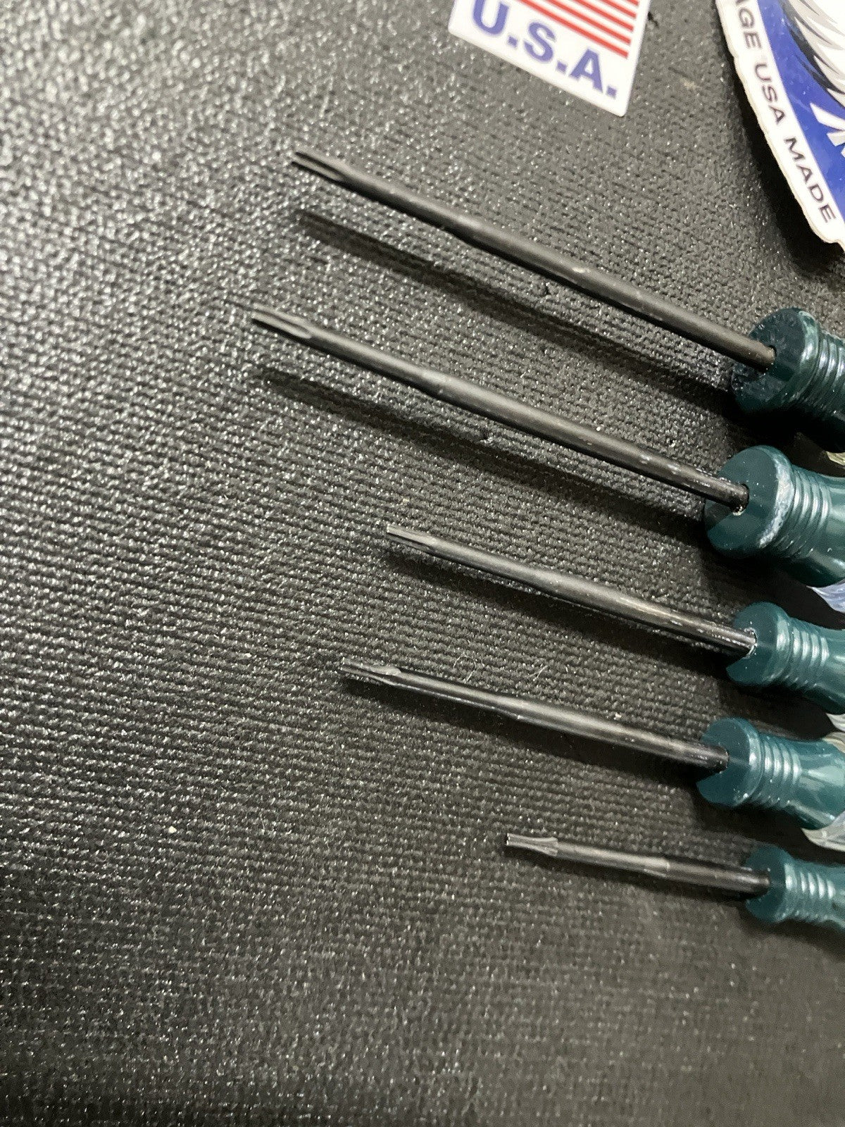 Craftsman 5 Pc Green Mini Precision Torx Screwdriver Set 41105 USA Pratt-Read