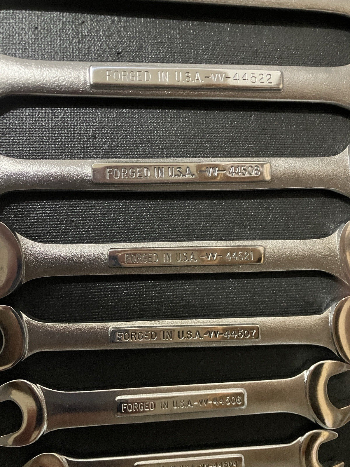 Vintage Craftsman 14pc 6-32mm Double Open End Wrench Set 43090 -VV- USA