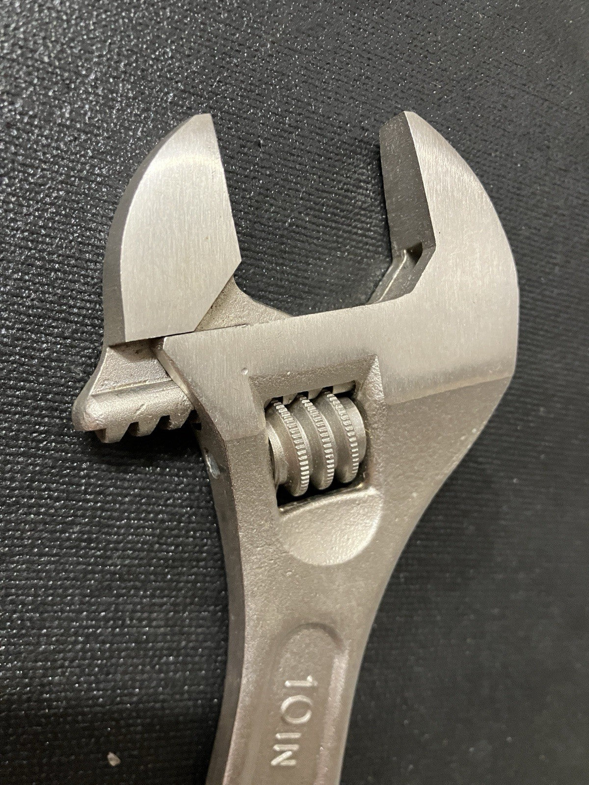 NOS Sears Craftsman 2pc Adjustable Wrench 6”/8” Extra Wide Jaw 44011 USA Satin