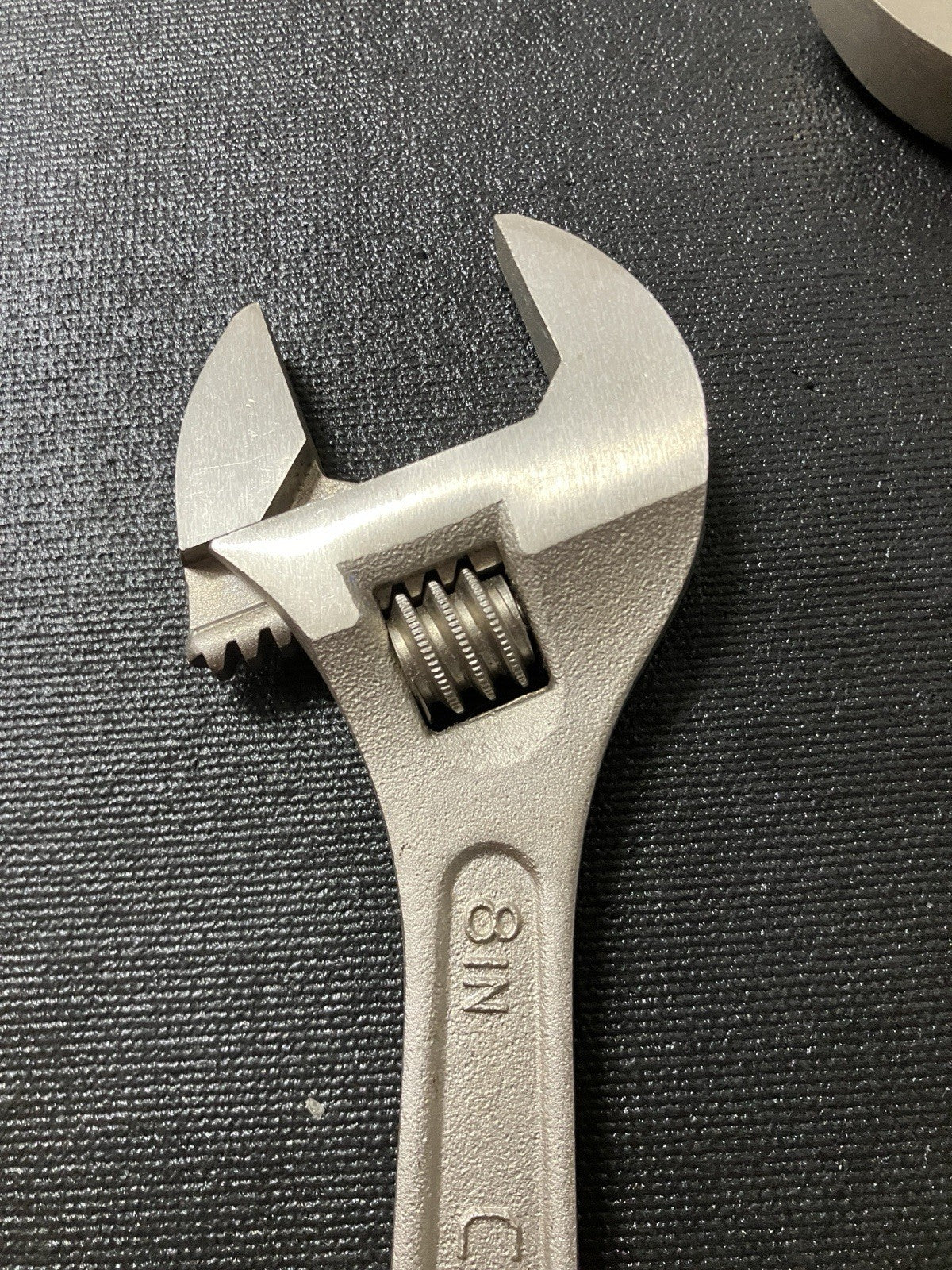 NOS Sears Craftsman 2pc Adjustable Wrench 6”/8” Extra Wide Jaw 44011 USA Satin