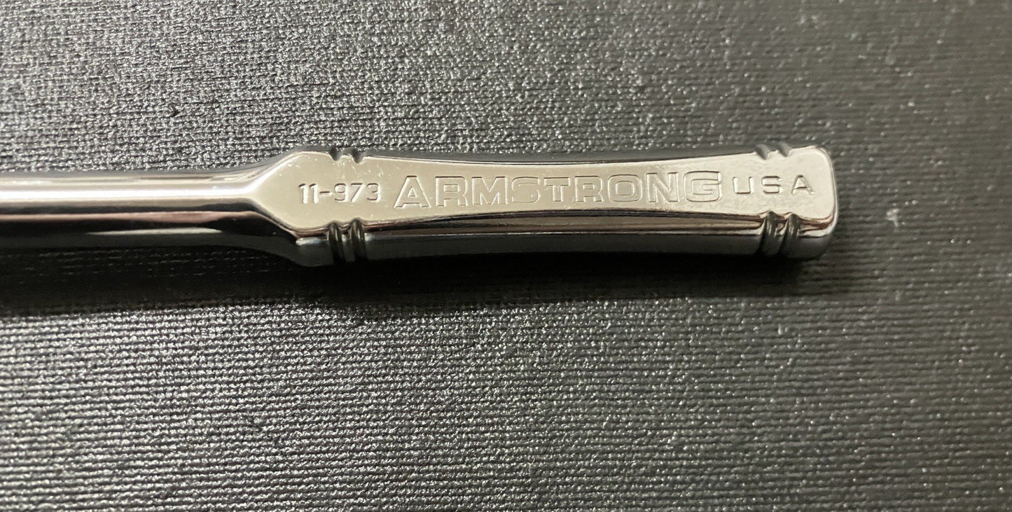 NOS Vintage Armstrong Tools 3/8" Drive Long Handle Ratchet 11-992 USA Brand New