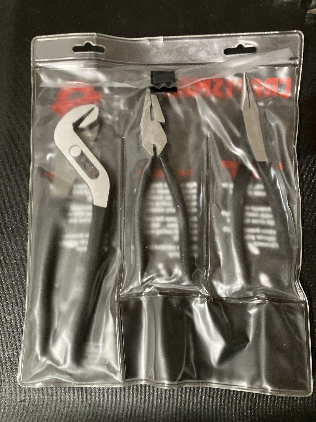NOS Sears Craftsman 3 PC Plier Set 45313 USA Linesman, Long Reach, & Arc Joint