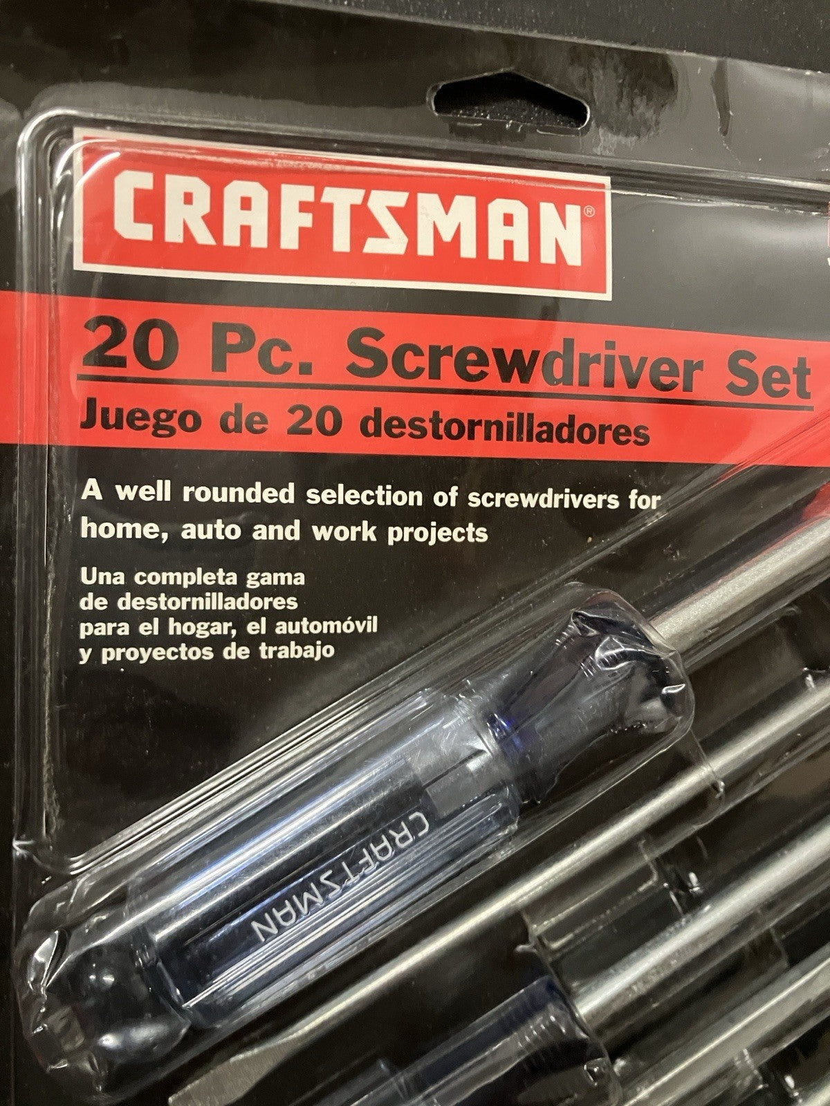 NOS Vintage Sears Craftsman USA 20pc Screwdriver Set 41516 USA Rare Pratt Read !