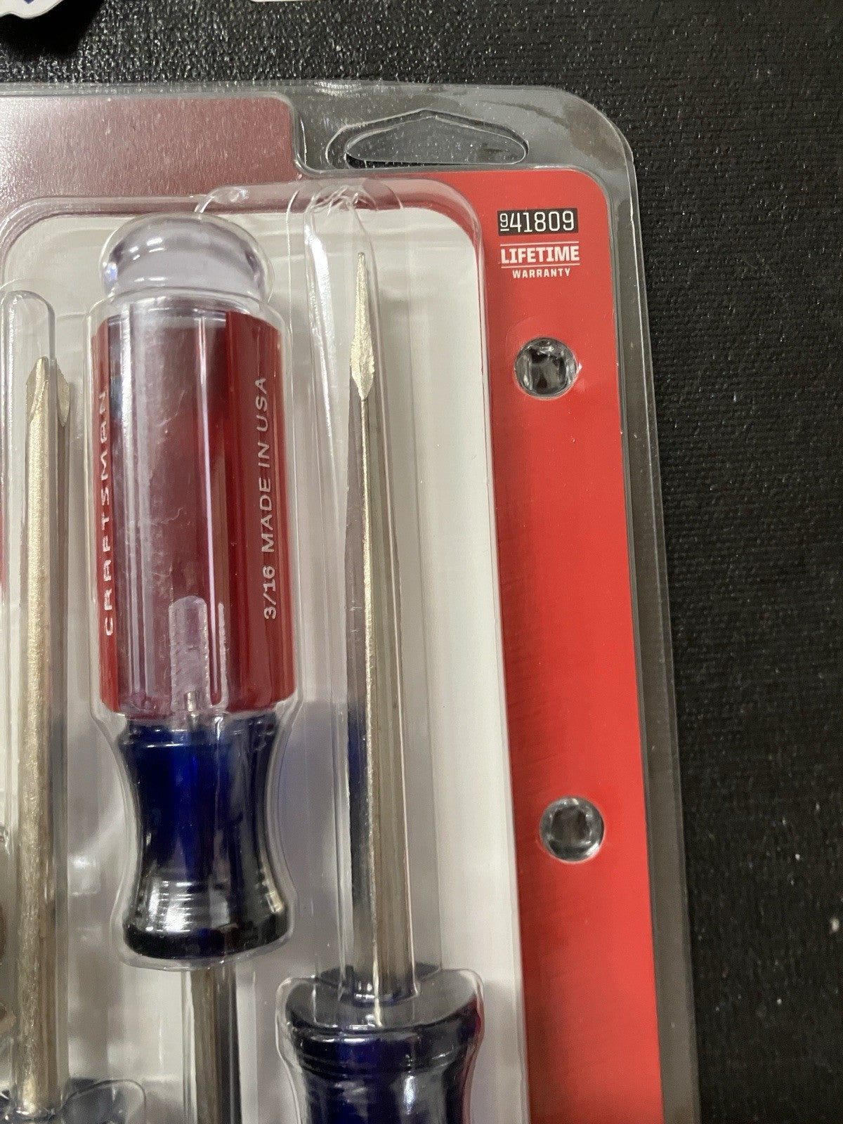 NOS Vintage Sears Craftsman 5pc Phillips Flat Screwdriver Set 41809 USA New!