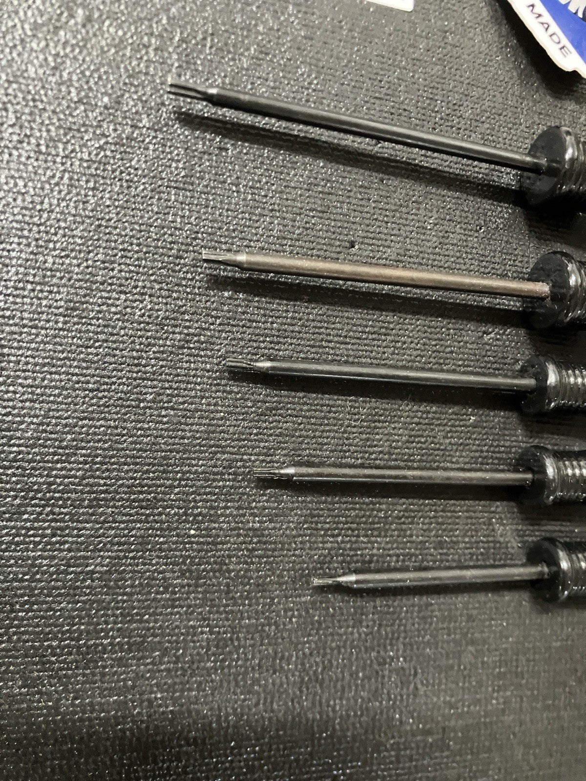 Craftsman 5 Pc Mini Precision Torx Screwdriver Set 41105 USA Western Forge