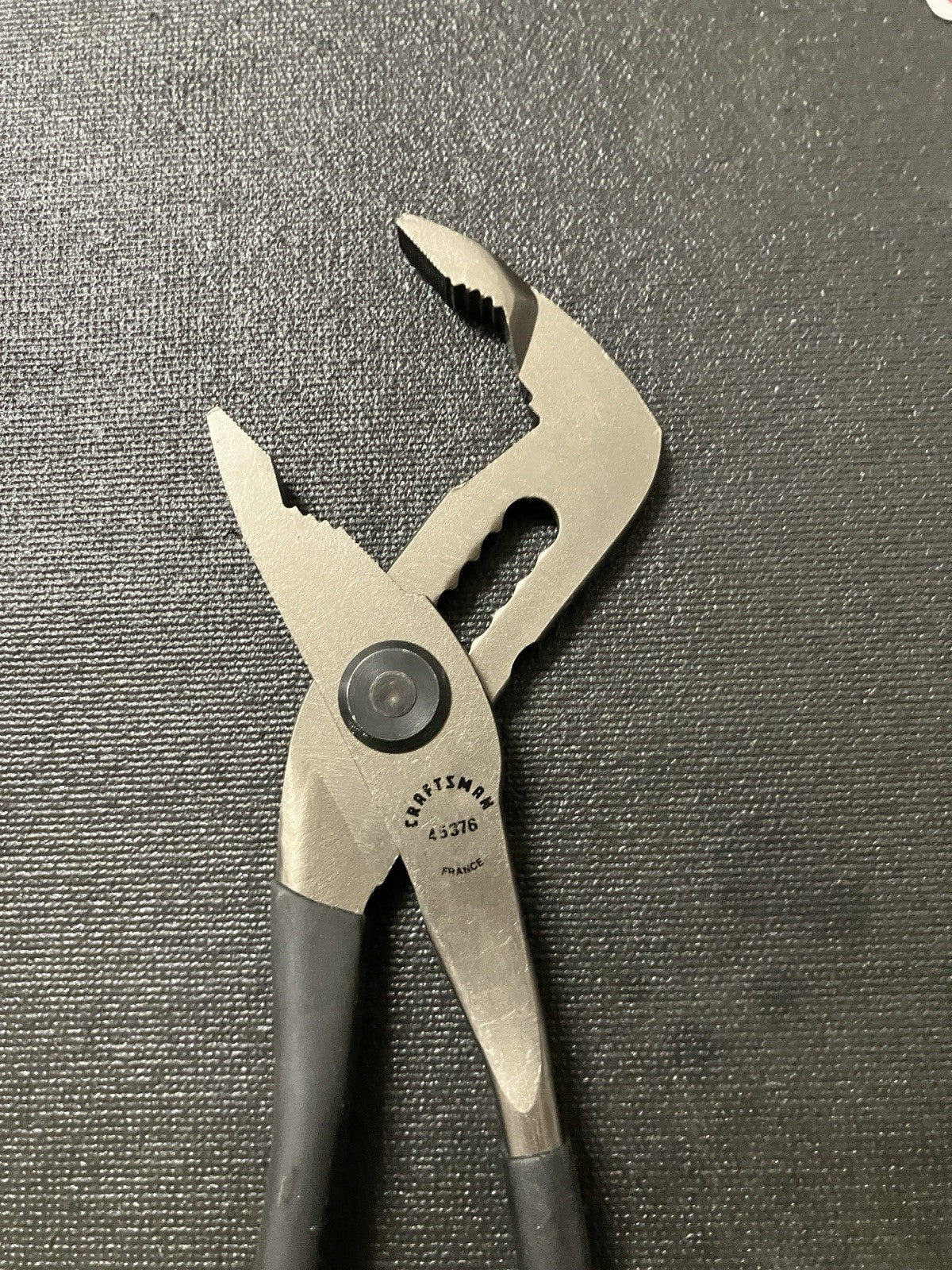 Rare Vintage Craftsman 9.5” Water Pump Pliers 45376 Made In France Like New!