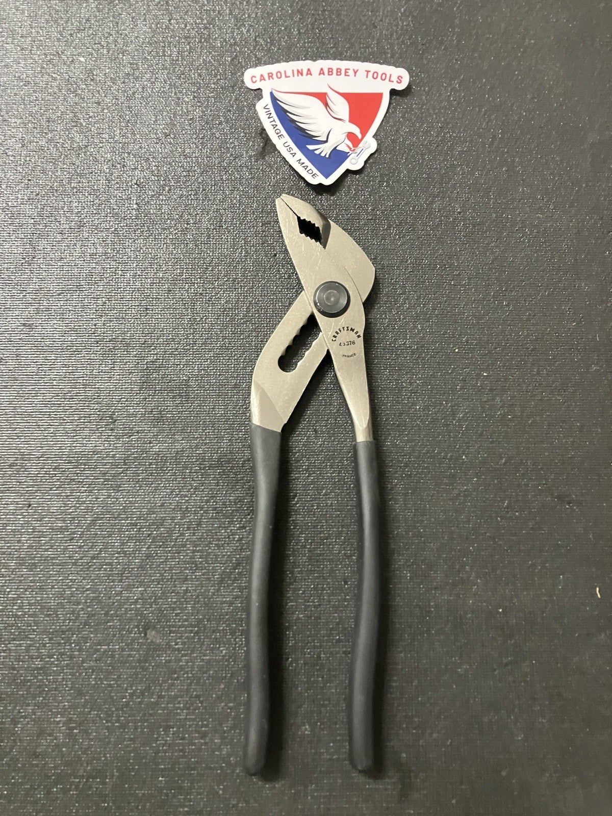 Rare Vintage Craftsman 9.5” Water Pump Pliers 45376 Made In France Like New!