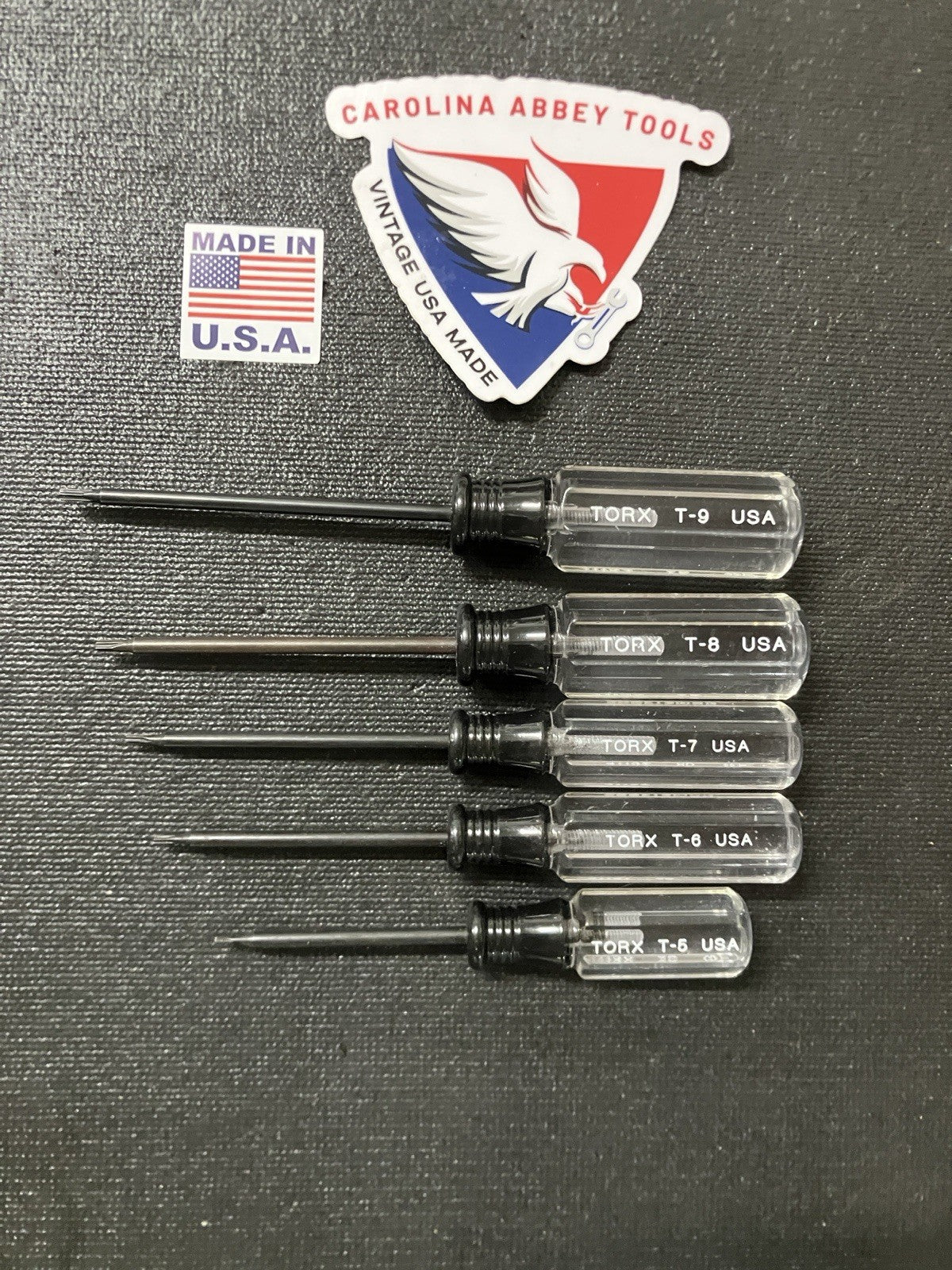 Craftsman 5 Pc Mini Precision Torx Screwdriver Set 41105 USA Western Forge