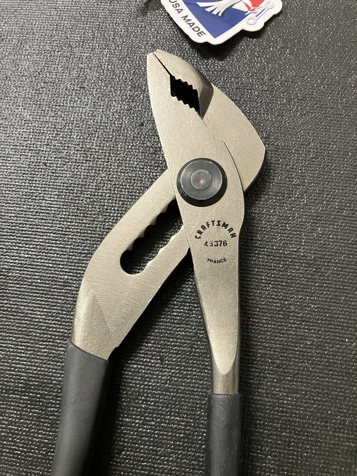 Rare Vintage Craftsman 9.5” Water Pump Pliers 45376 Made In France Like New!