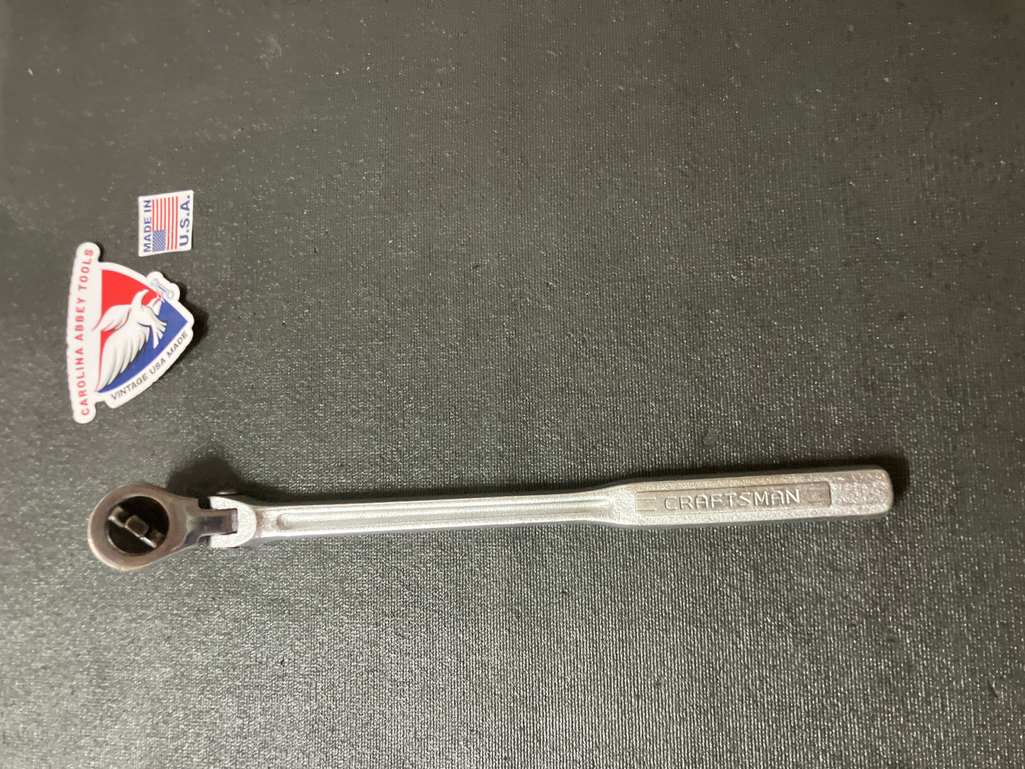 Vintage Craftsman Flex Head RHFT 3/8" Drive Ratchet 42792 -VV- USA Rare
