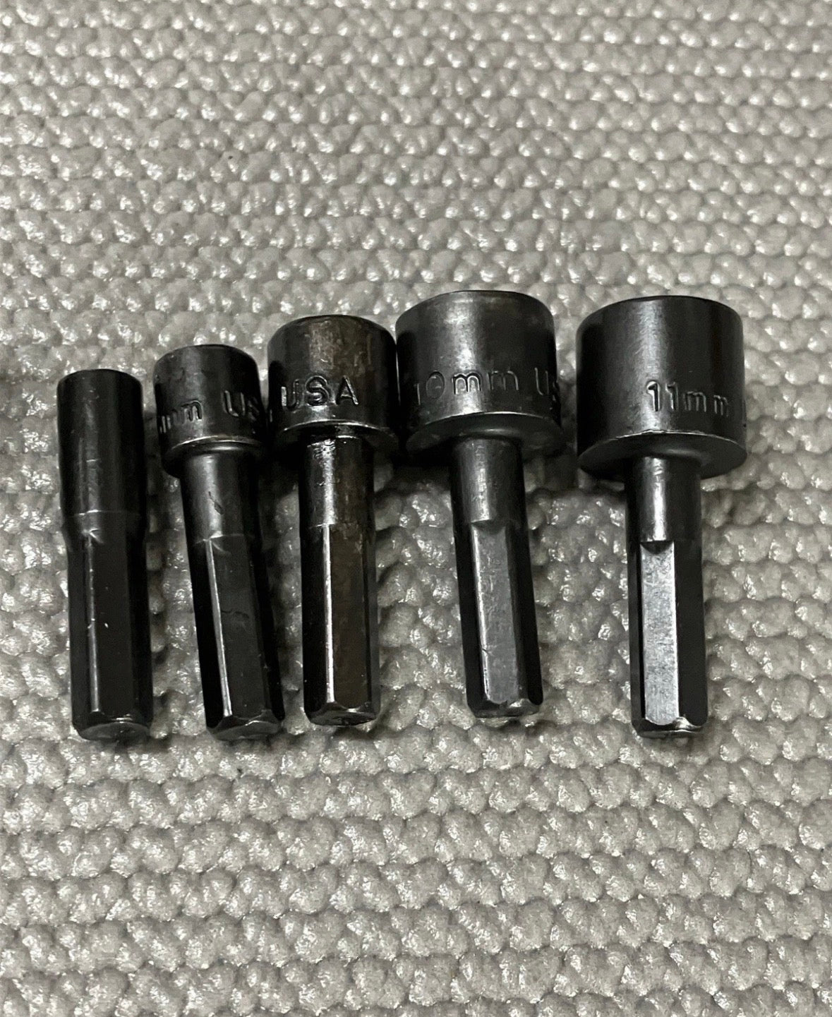 OEM Sears Craftsman USA 12pc Nutdriver Bit Set Rare Metric & Sae Tool Set Filler