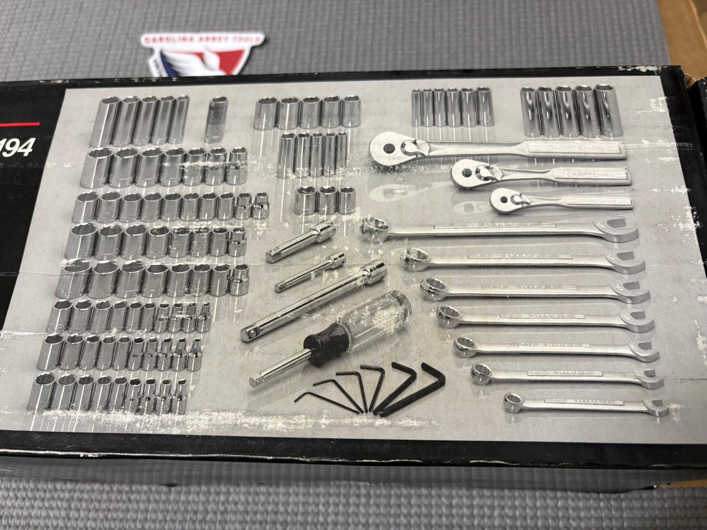 NOS Sears Craftsman 112pc Mechanics Tool Set 33194 USA SAE & MM New & Sealed!