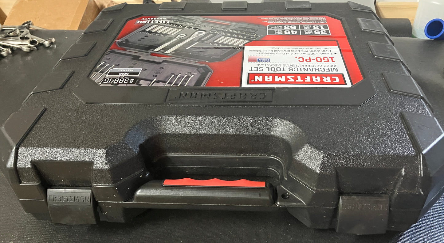 Craftsman 150pc Mechanics Tool Set w/ 6 Point Wrenches 38845 USA Made