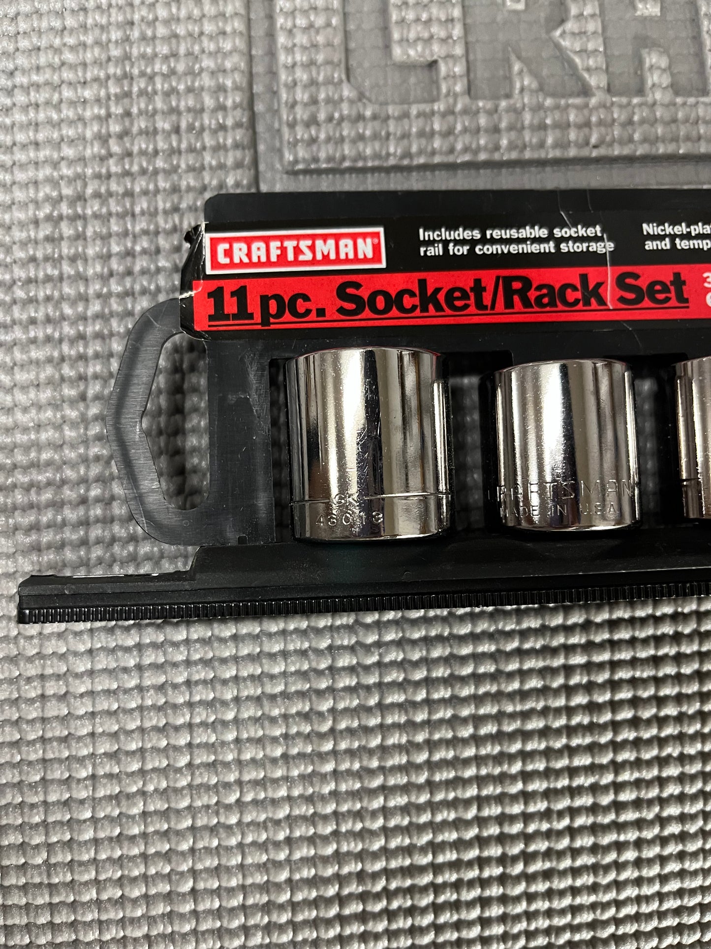Craftsman USA NOS 3/8” Drive 6 Pt Socket Sets SAE & Metric 34463 34464