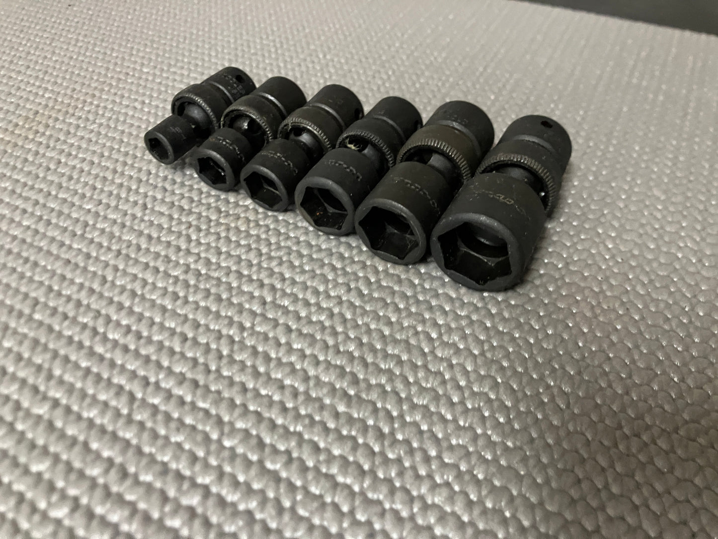 Snap On 106IPTMA 6pc SAE Shallow Swivel Impact Socket Set 1/4” Drive 1/4-9/16”