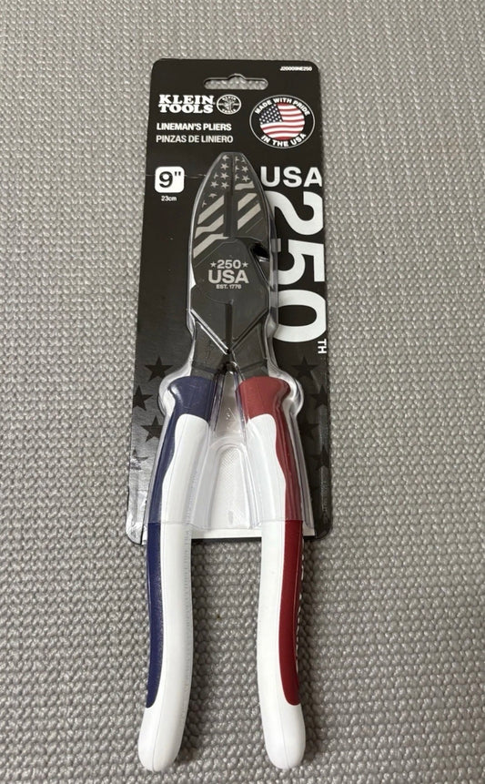 Klein Tools 250th Anniversary Limited Edition 9" Lineman’s Pliers - USA Made