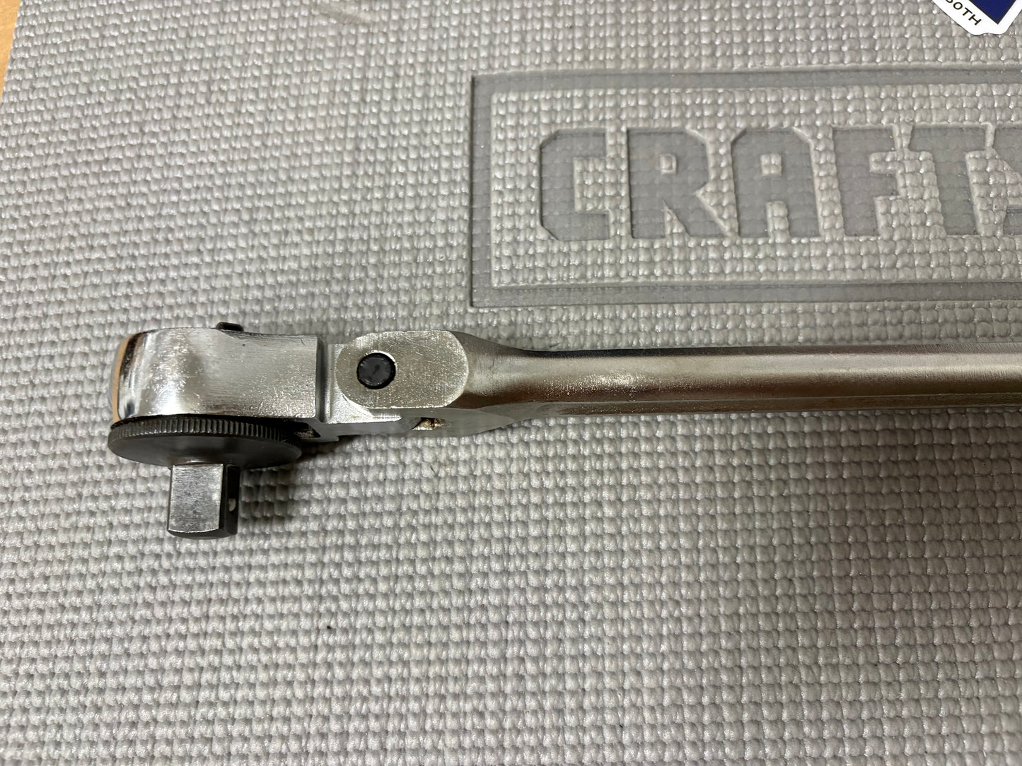 Rare Sears Craftsman 1/2" Drive RHFT Flex Head Ratchet 44983 VVG USA Round Head Fine Tooth