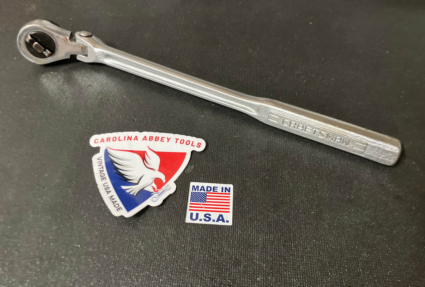 Vintage Craftsman Flex Head RHFT 3/8" Drive Ratchet 42792 -VV- USA Rare
