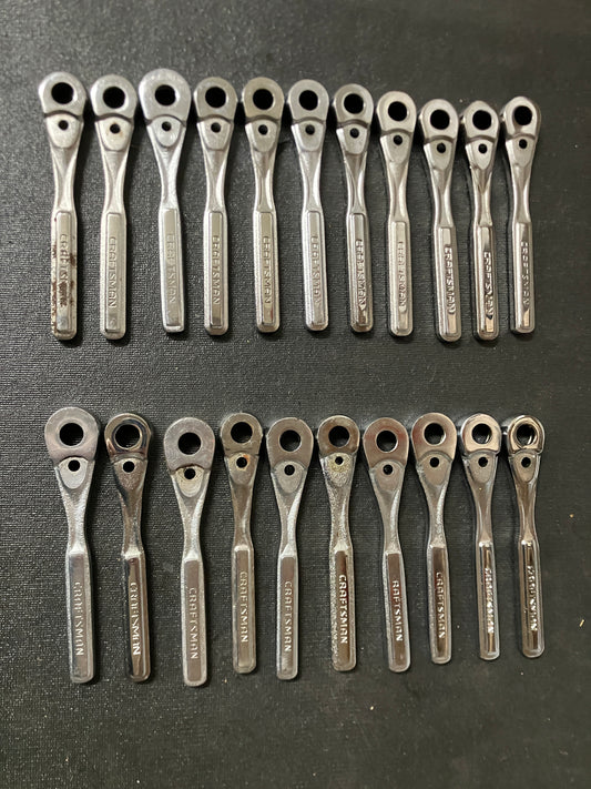 Vintage Sears Craftsman Ratchet Body Bundle USA *Empty Handles Only*