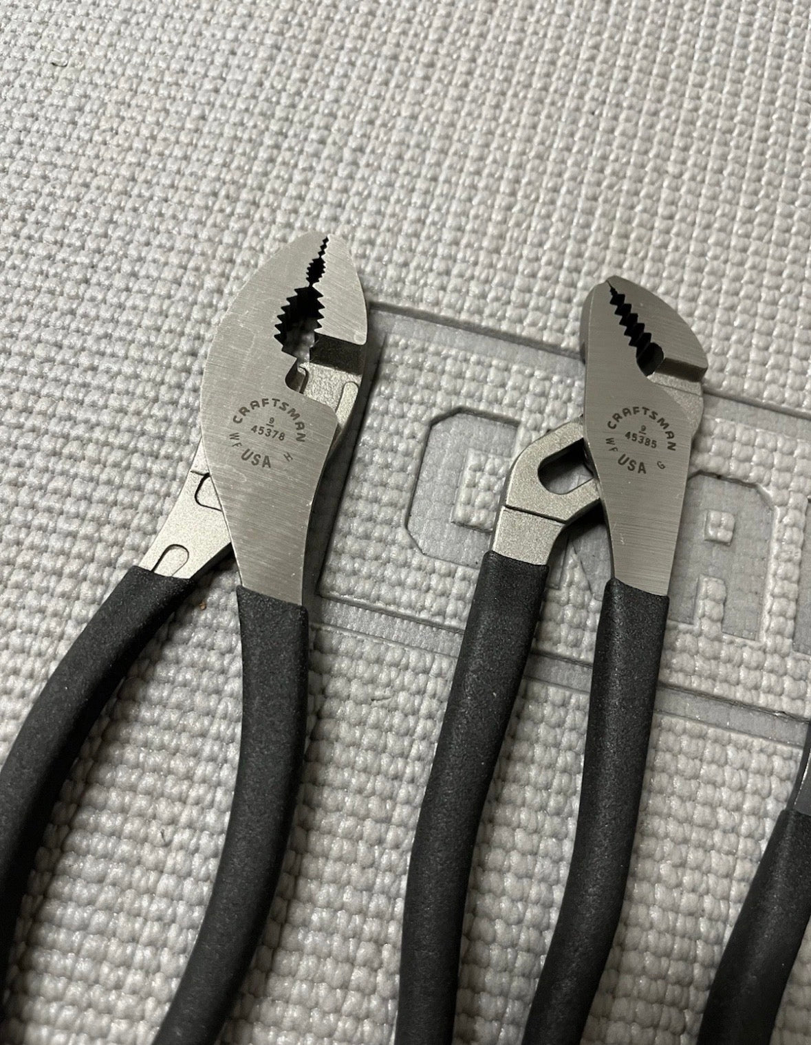 NOS Sears Craftsman 6pc Pliers Set 45291 WF USA Rare Set Includes Locking Pliers