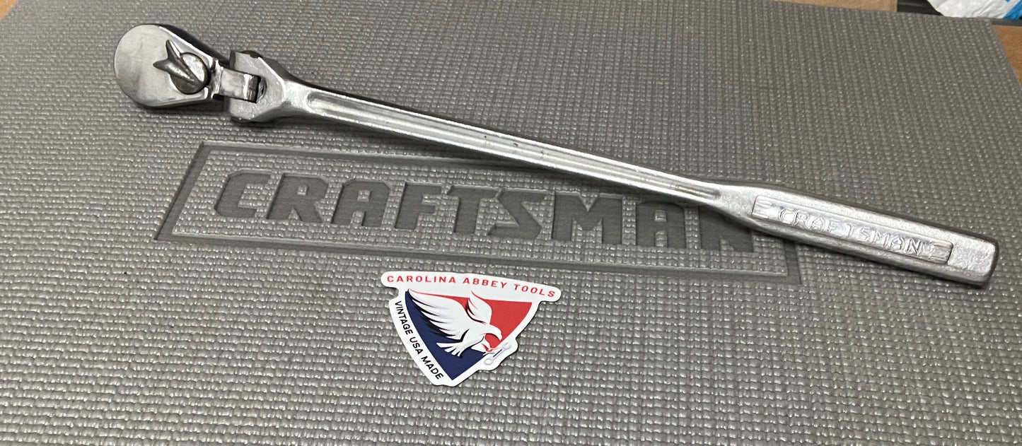 Vintage Craftsman 1/2” Drive Butterfly Selector Flex Head Ratchet =V= USA