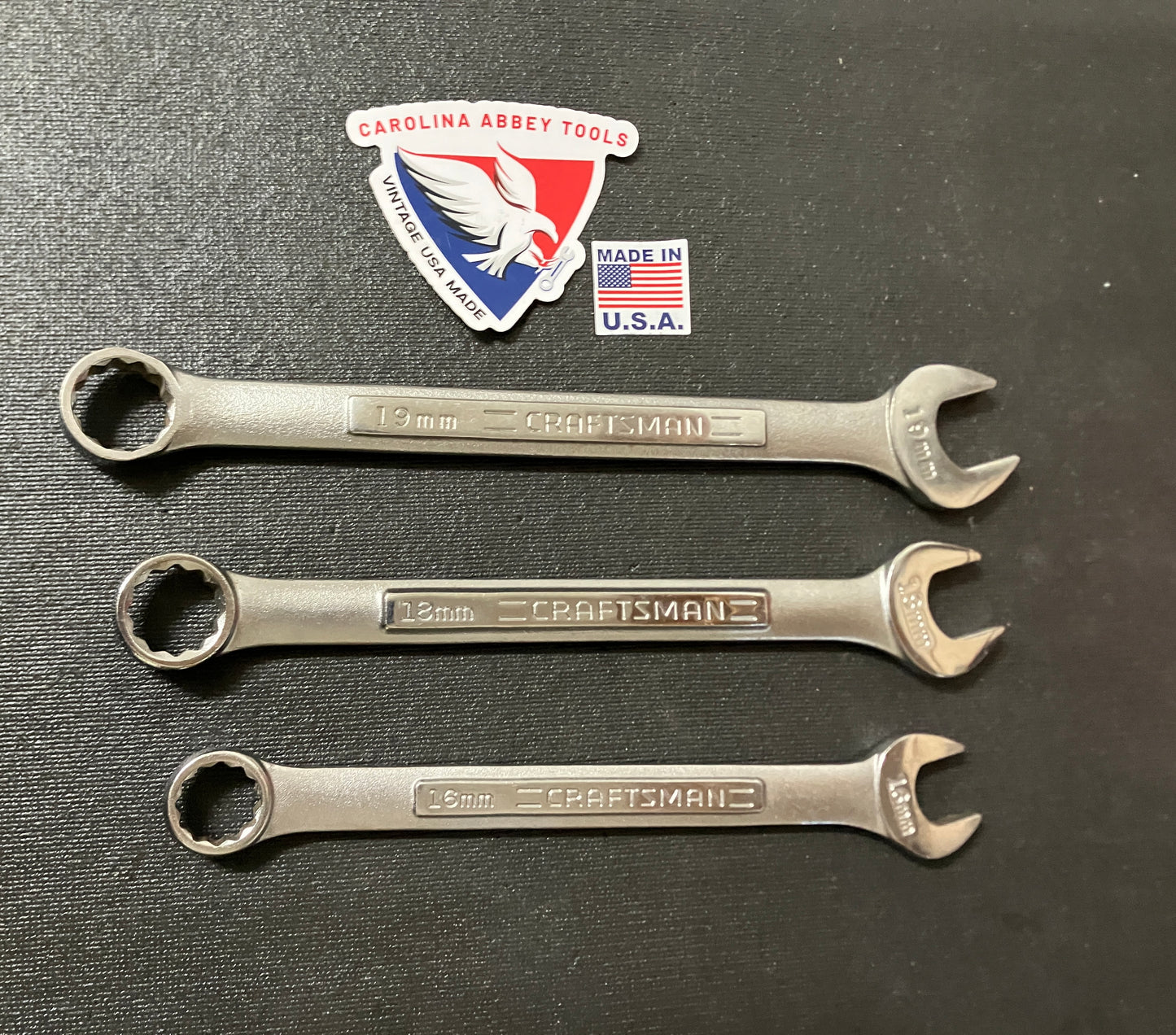 Vintage Craftsman Metric 12pt Combination Wrench Bundle
