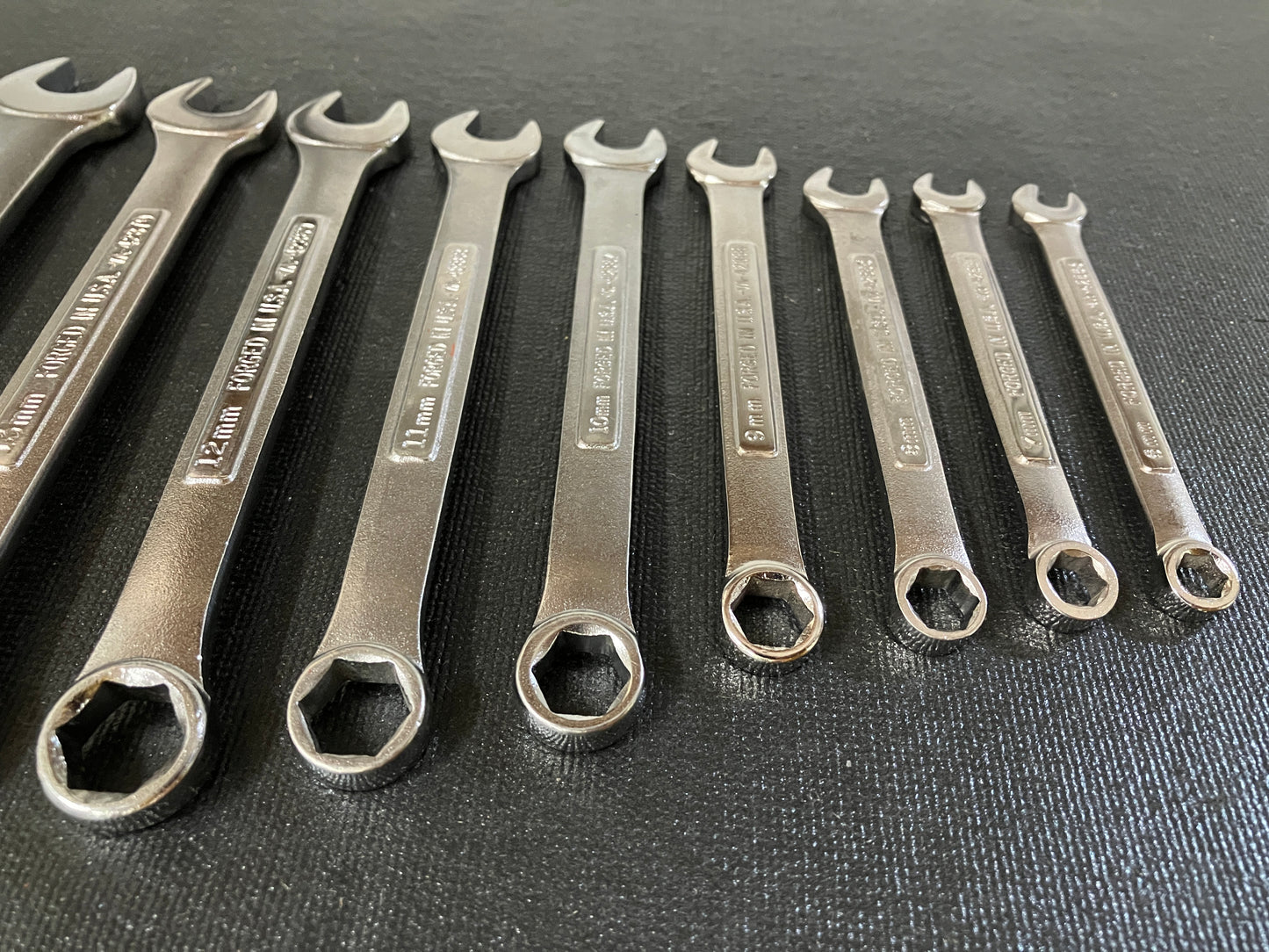 Vintage Craftsman 14pc Metric 6 Point Combination Wrench Set 6mm - 19mm -VA- USA