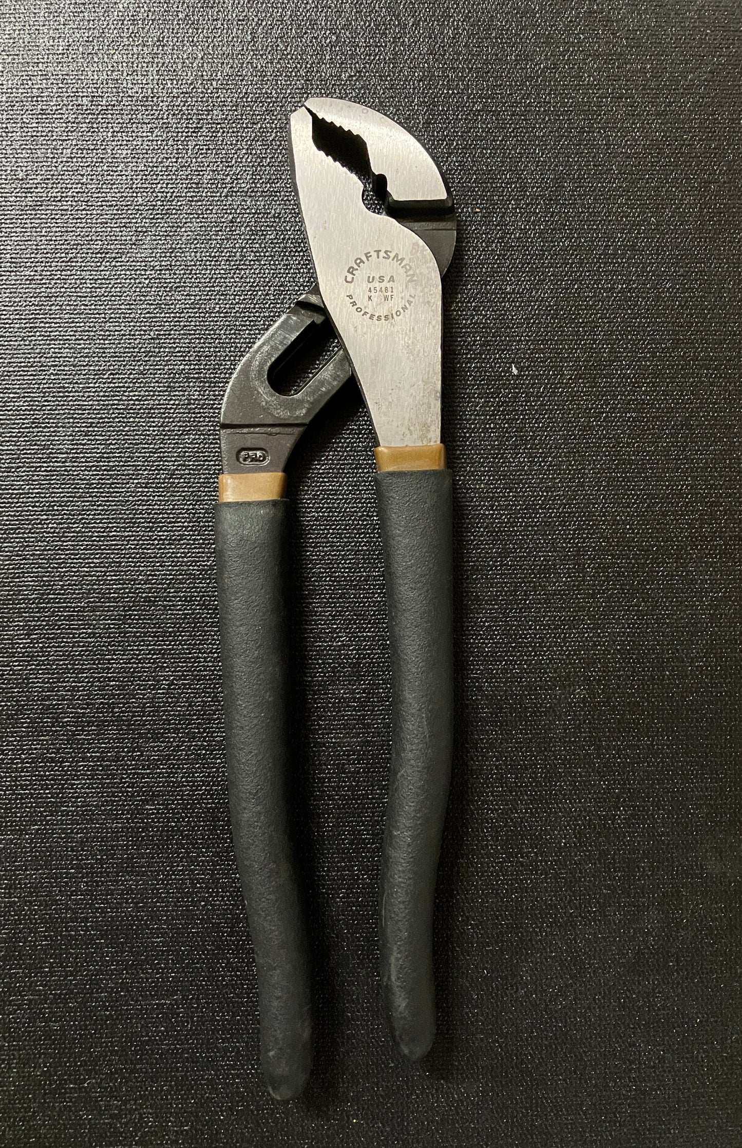 Vintage Craftsman Professional Arc Joint Pliers 45481 WF USA 9 3/4" Long