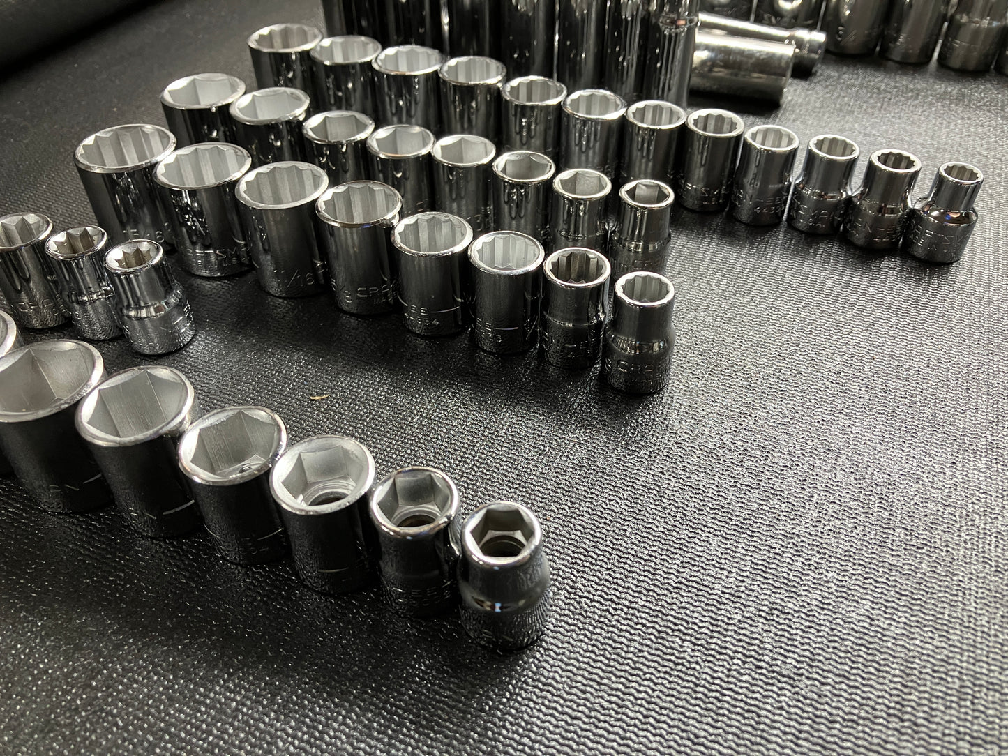 Vintage Craftsman 97pc Socket Set EE 1/4”3/8” 1/2” Ratchets 6pt 8pt 12pt Sockets