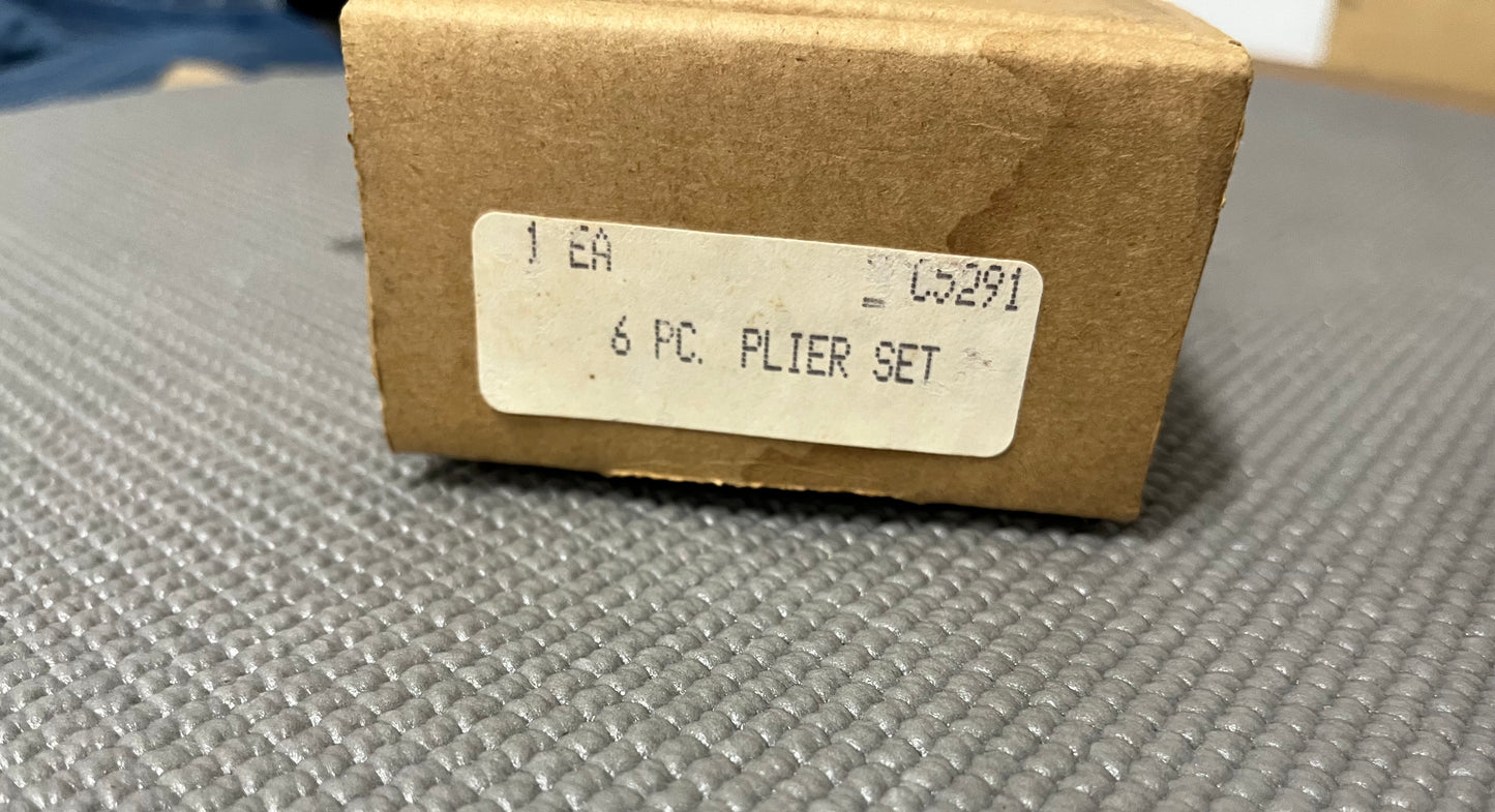 NOS Sears Craftsman 6pc Pliers Set 45291 USA