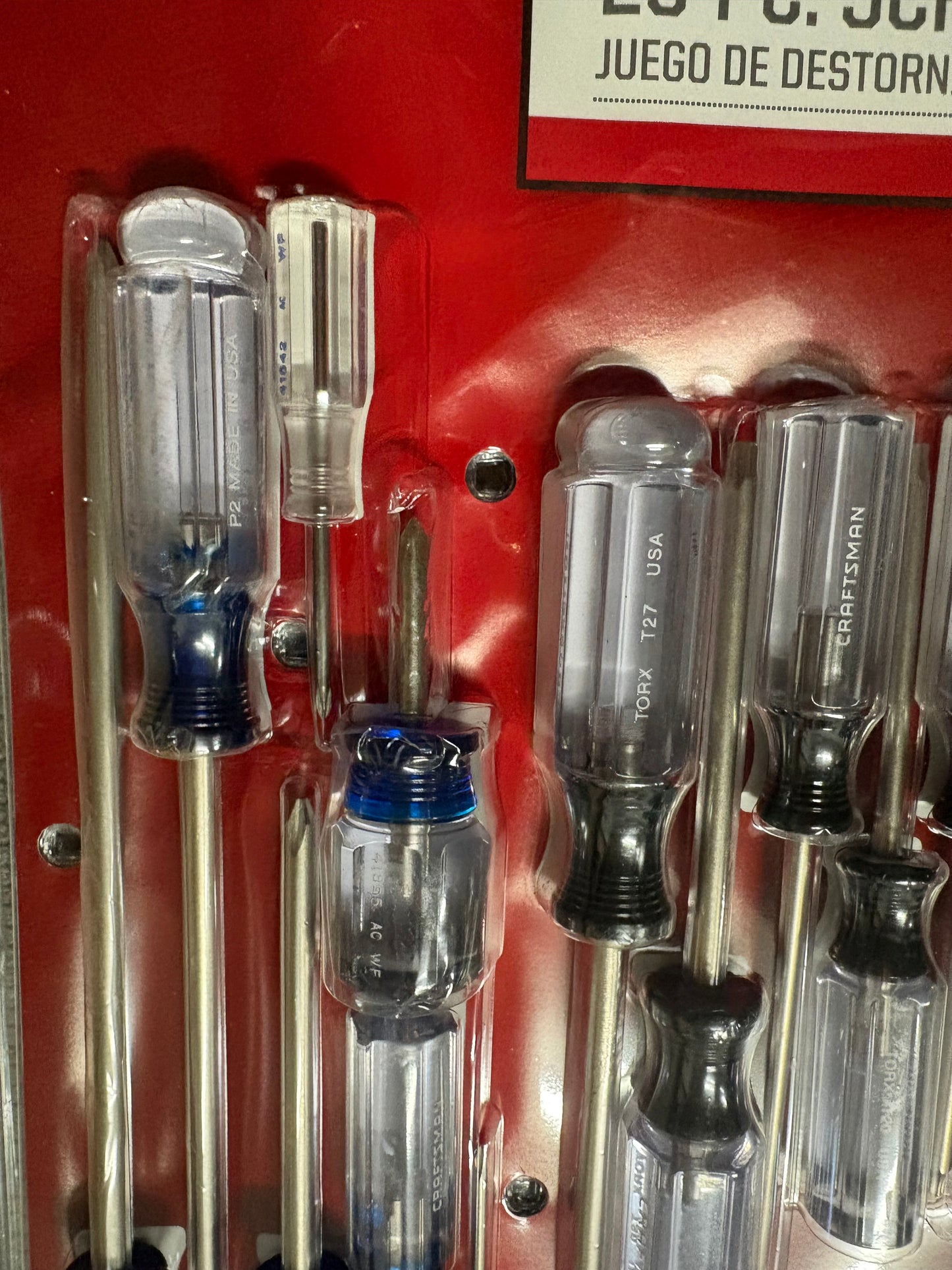 NOS Sears Craftsman Huge 23pc Screwdriver Set 31796 WF USA