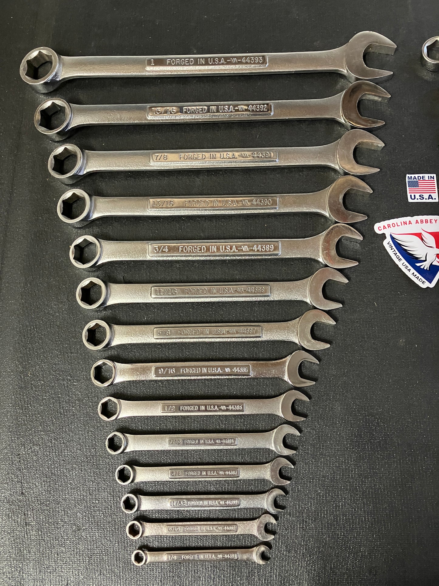 Vintage Craftsman 28pc 6 Point Combination Wrench Set -VA- USA