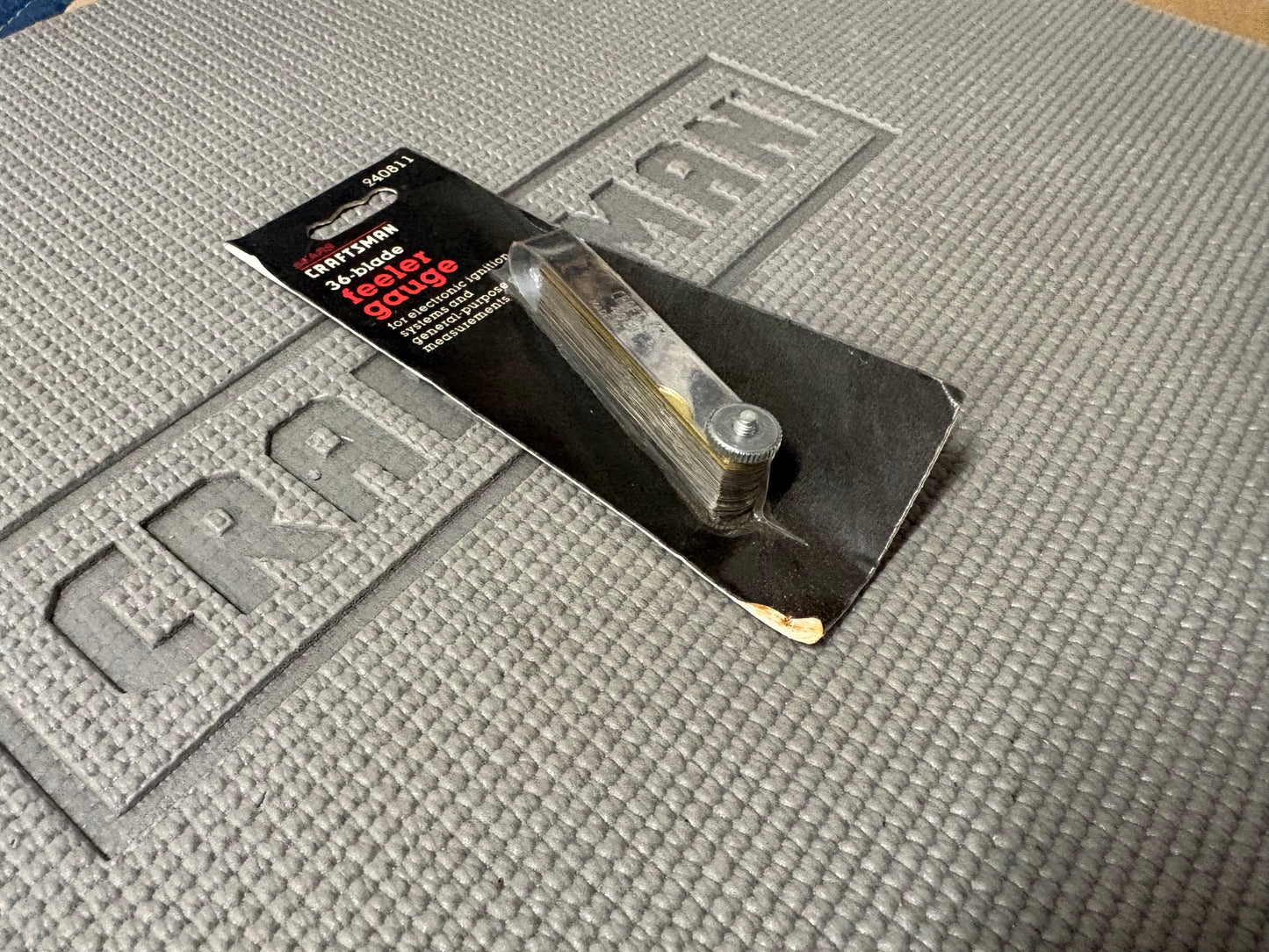 NOS Sears Craftsman USA 36 Blade Feeler Gauge 40811 USA Made