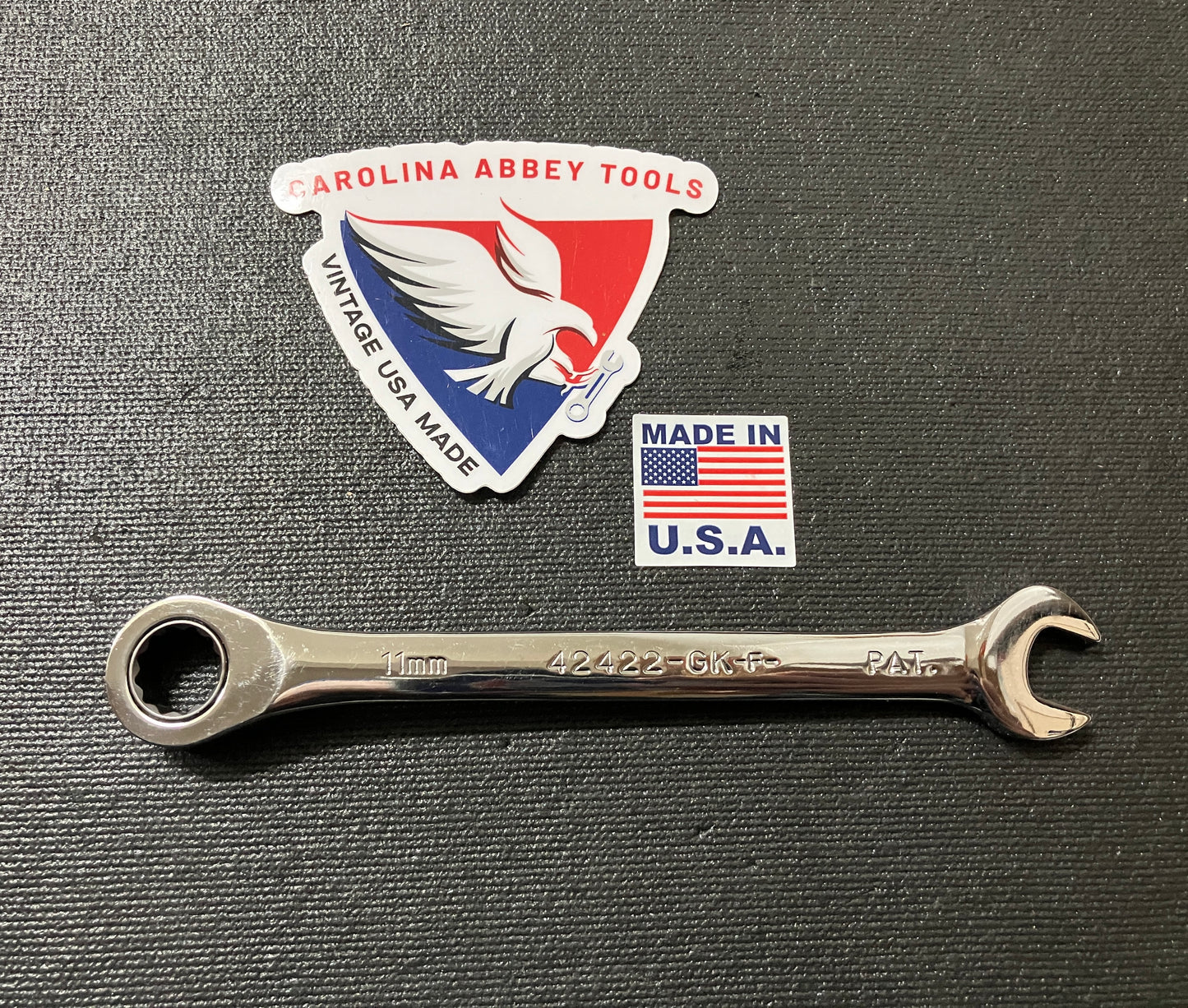 Vintage Craftsman 11mm Reversible Ratcheting Wrench 42422 GK-F Made In USA